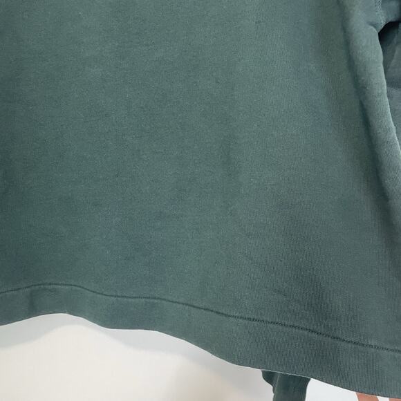 Madewell Long-Sleeve Funnel-Neck Sweatshirt Luxury Forest Large NT723 Athleisure - Picture 8 of 13